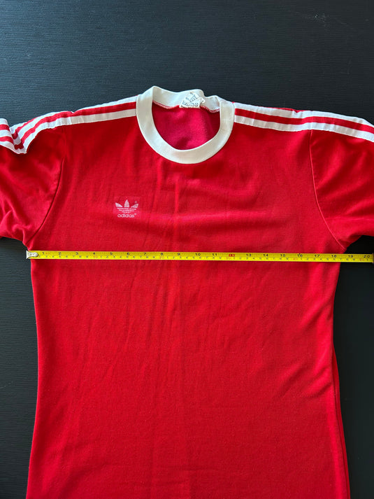 Template Adidas Erima Rouge à bandes blanches