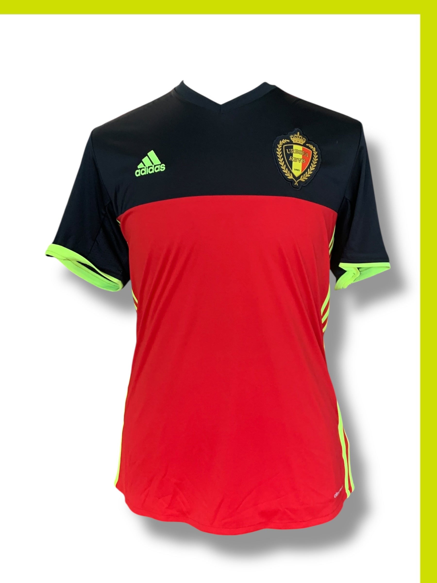 Maillot football vintage LE ROC coton années 80 shirt rouge