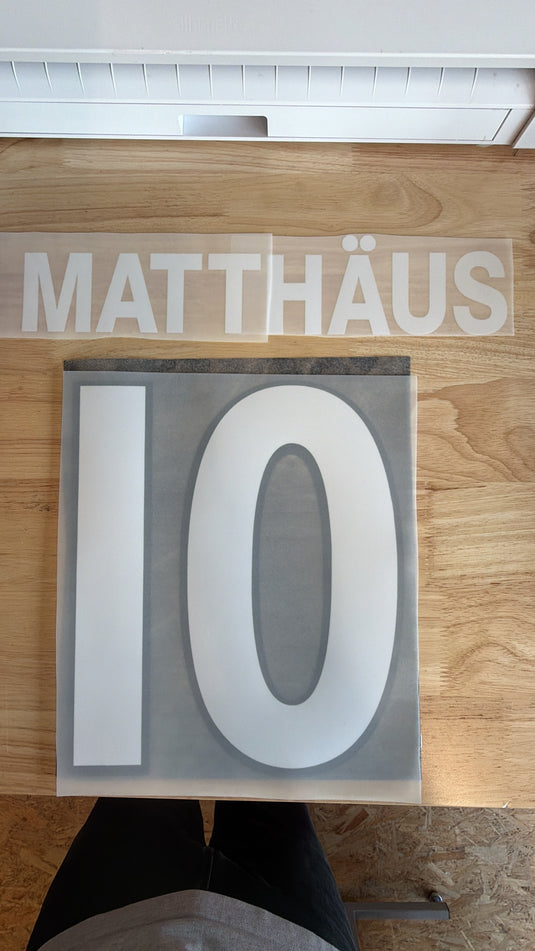 Flocage Nameset Bayern Munich 1999-2000 HOME 10 MATTHAUS