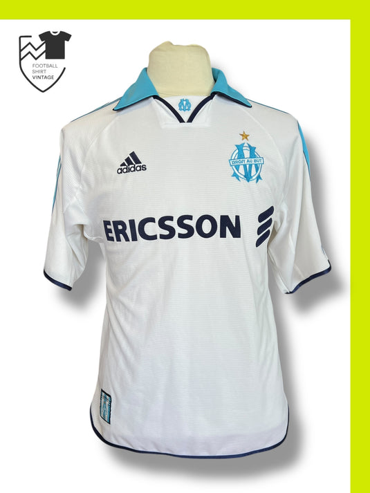 Maillot Olympique De Marseille 1999-2000 #11 Ravanelli - Thermocollant Maillot Olympique De Marseille 1999-2000 #11 Ravanelli - Thermocollant