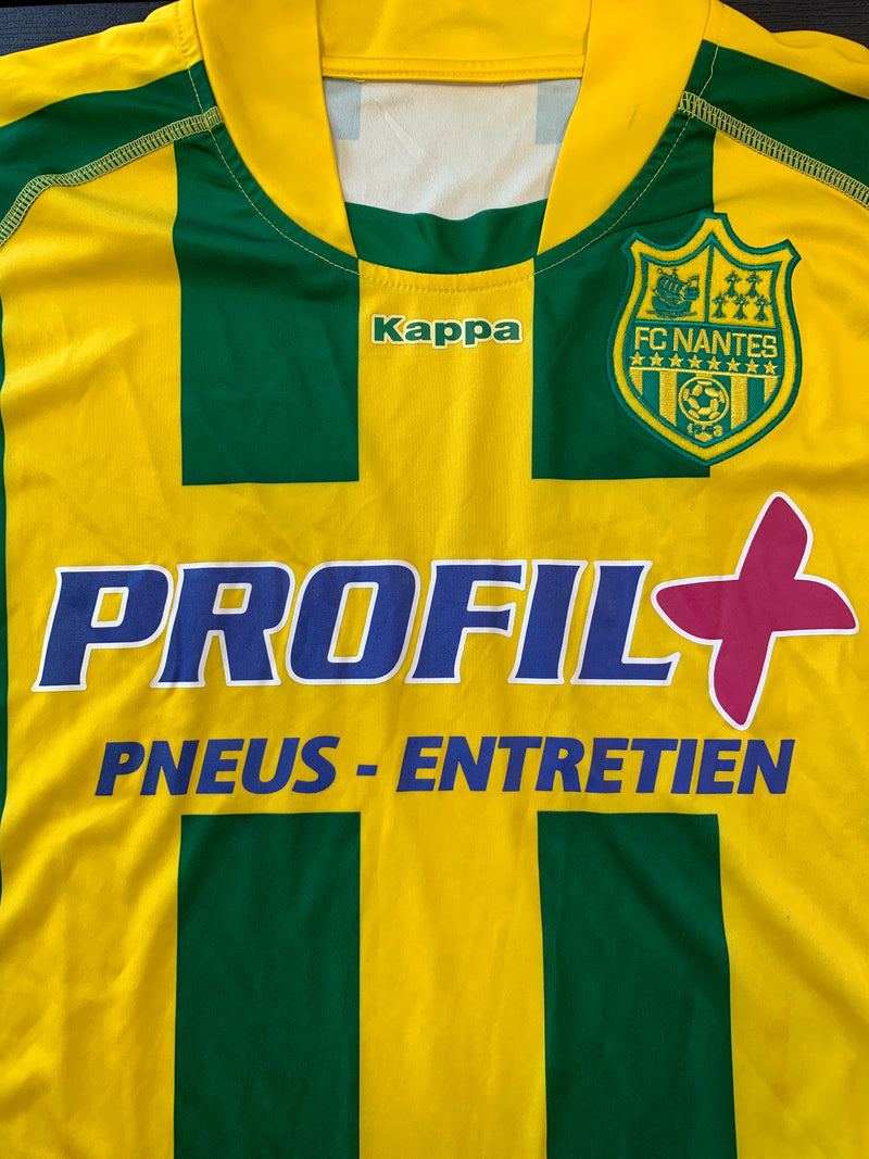 Maillot Foot Nantes 2009-2010 Domicile – Vintage – Numéro 15 MAREVAL – Collection