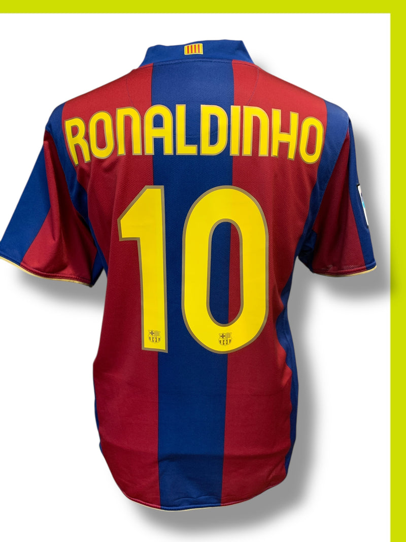 Chargez l&#39;image dans la visionneuse de la galerie, Barcelone 2007-2008 HOME 10 RONALDINHO
