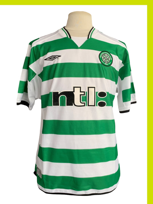 Celtic Glasgow 2002-2003 HOME 7 LARSSON