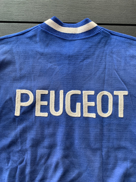 Vieux Maillot De Cyclisme Vintage Années 80 - Peugeot Scoppa / Martigues Sport, Collection