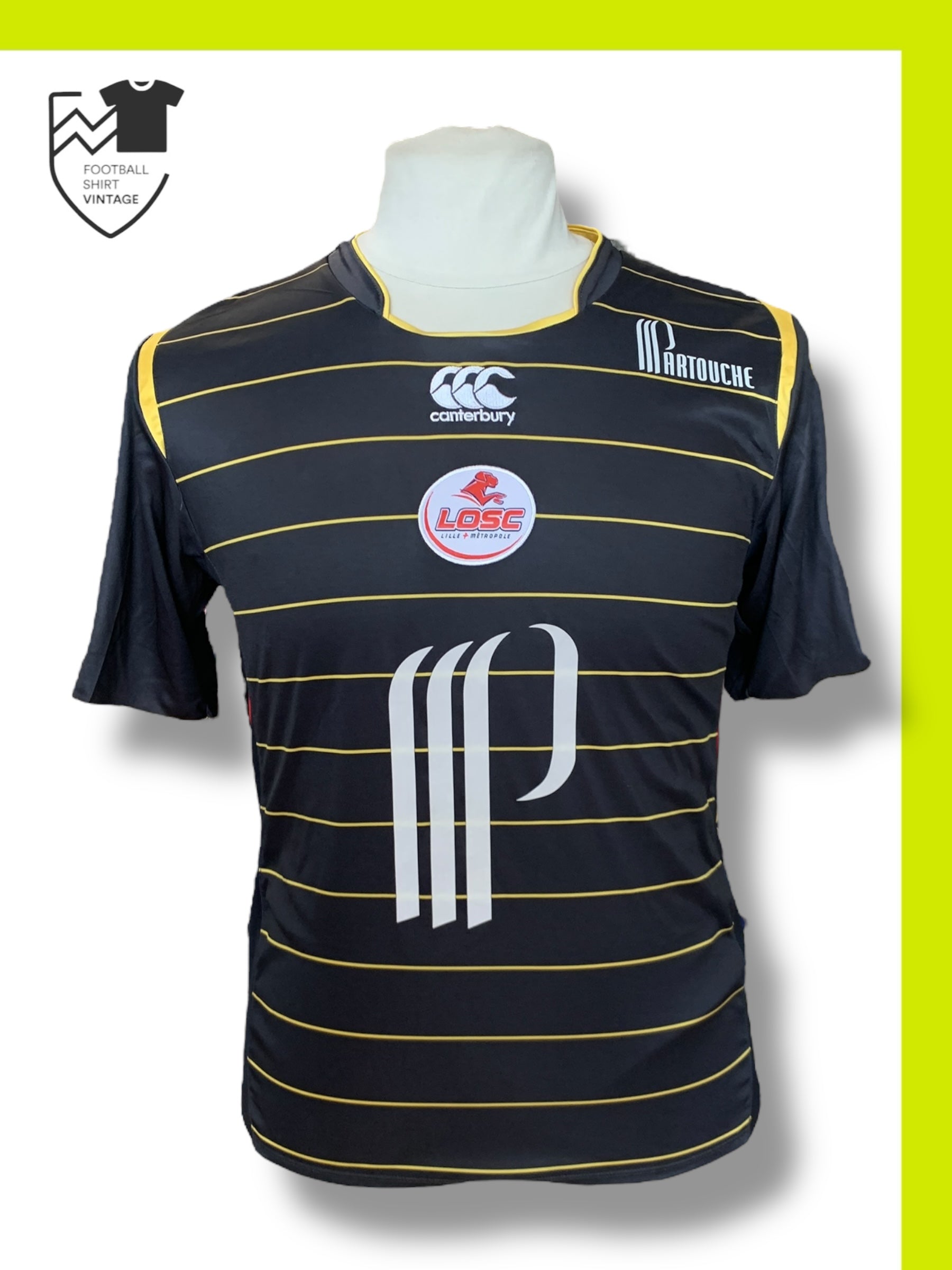 maillot football vintage Lille 2008-2009 THIRD 26 HAZARD – Football