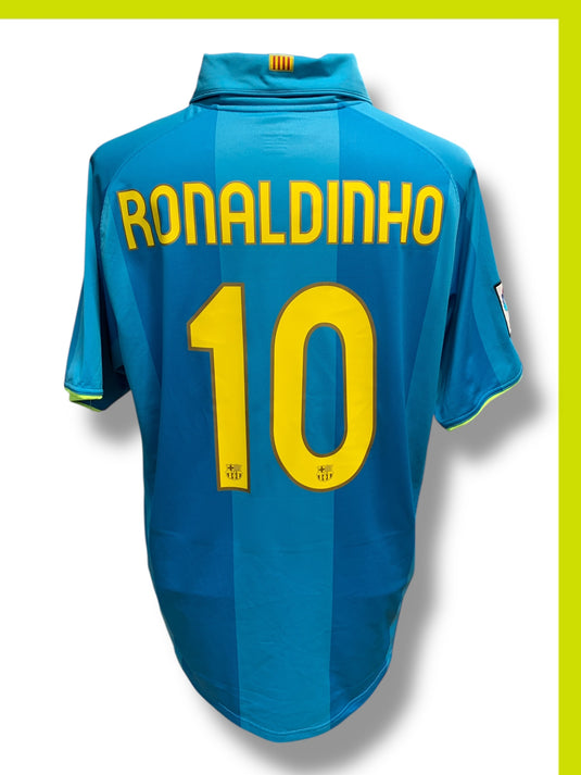 Barcelone 2007-2008 AWAY 10 RONALDINHO