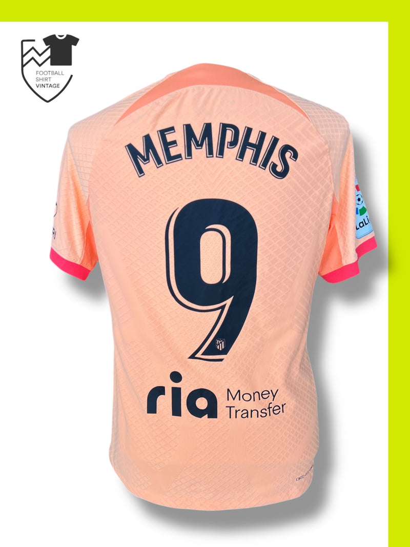 Chargez l&#39;image dans la visionneuse de la galerie, Atletico Madrid 2022-2023 THIRD 9 MEMPHIS
