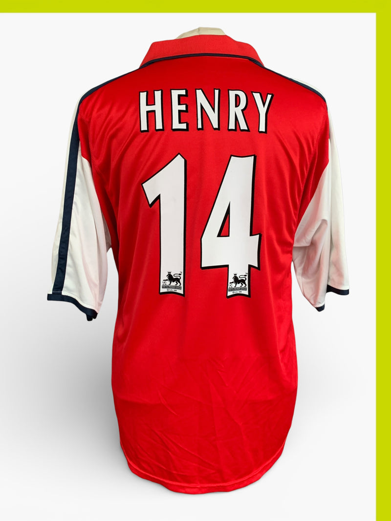Chargez l'image dans la visionneuse de la galerie, Arsenal 2000-2001 HOME 14 HENRY
