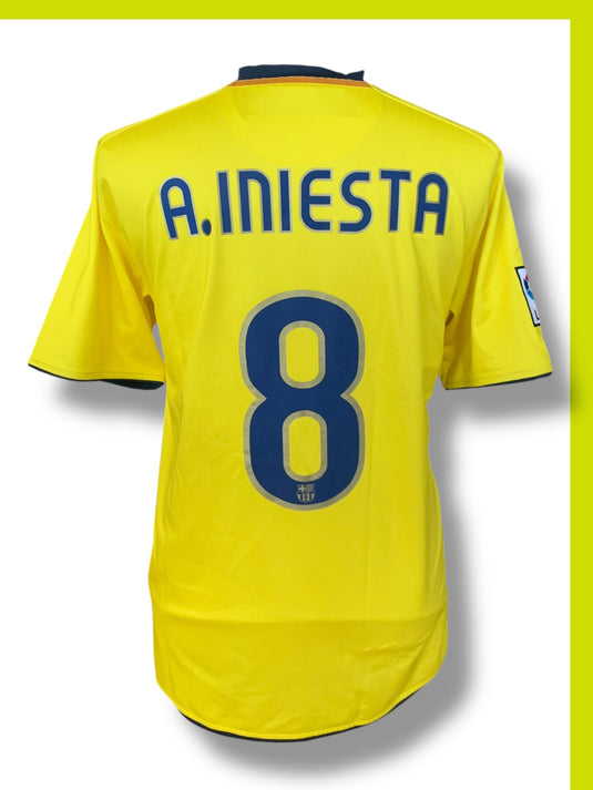 Barcelone 2008-2009 AWAY 8 INIESTA
