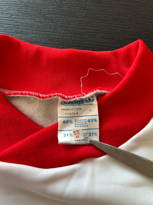 Template Adidas Ventex Blanc à bandes rouges