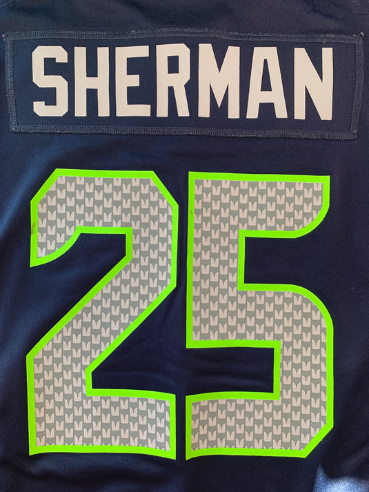 Seattle Seahawks HOME 25 SHERMAN
