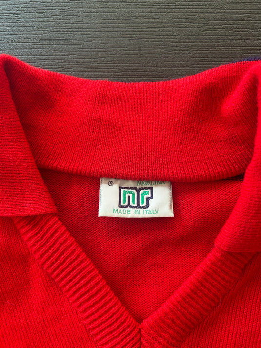 Template Ennerre Rouge à bandes bleues 5