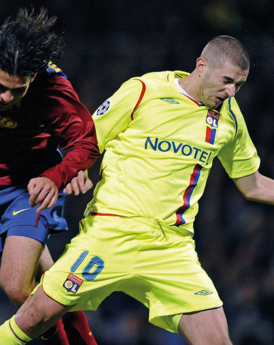 Nameset flocage Lyon 2007-2008 THIRD Benzema #10