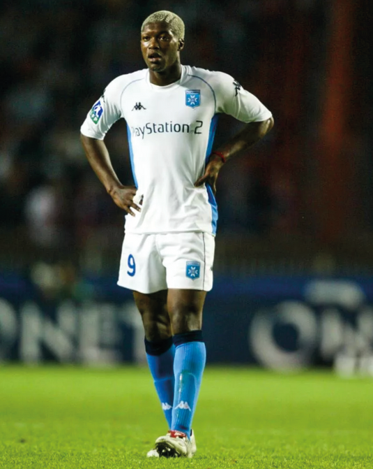 Nameset flocage Auxerre 2002-2003 HOME Cissé #9