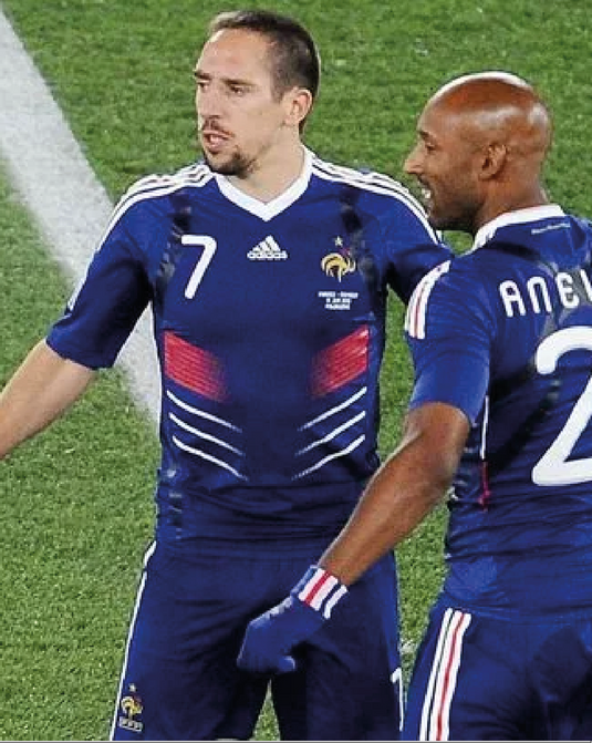 Nameset flocage France 2010 HOME Ribery #7