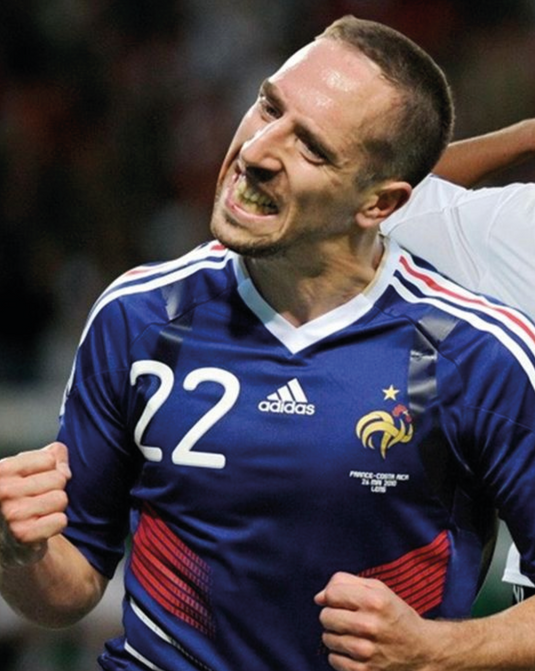 Nameset flocage France 2010 HOME Ribery #22