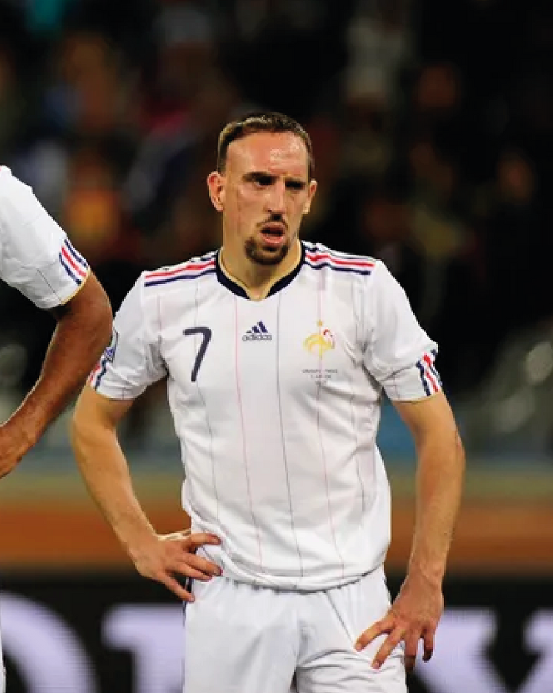 Chargez l&#39;image dans la visionneuse de la galerie, Nameset flocage France 2010 AWAY Ribery #22
