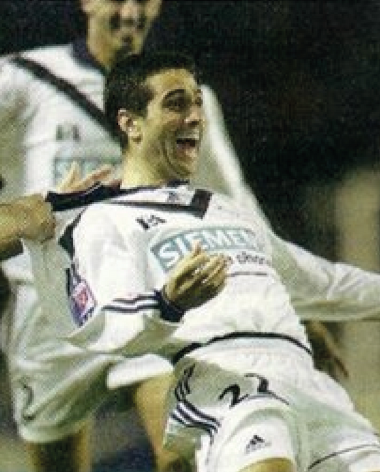 Nameset flocage Bordeaux 2000-2001 AWAY Pauleta #22