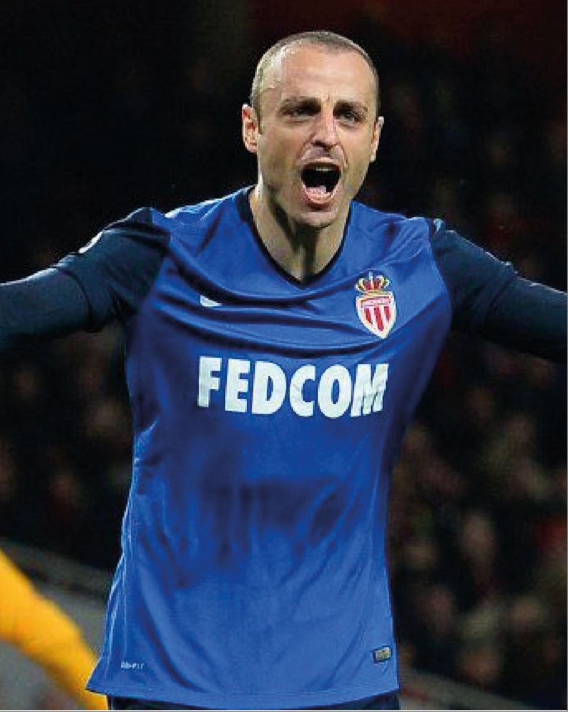 Chargez l&#39;image dans la visionneuse de la galerie, Nameset flocage Monaco 2014-2015 AWAY Berbatov #10
