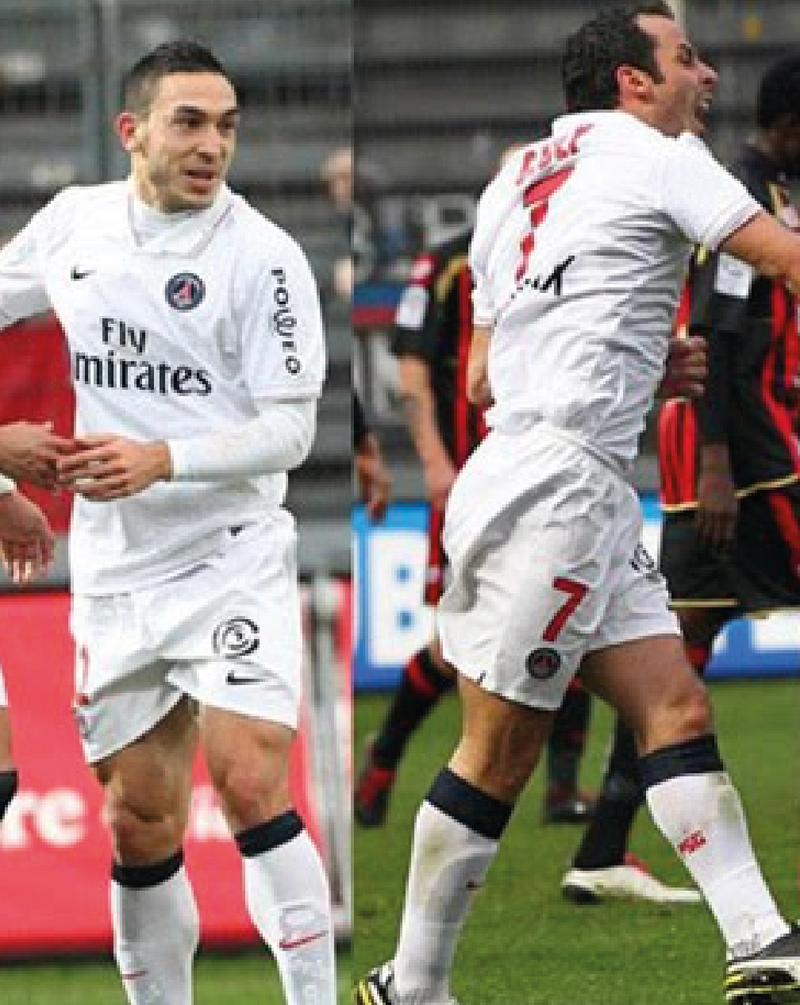 Chargez l&#39;image dans la visionneuse de la galerie, Nameset flocage Paris 2009-2010 AWAY #7 GIULY
