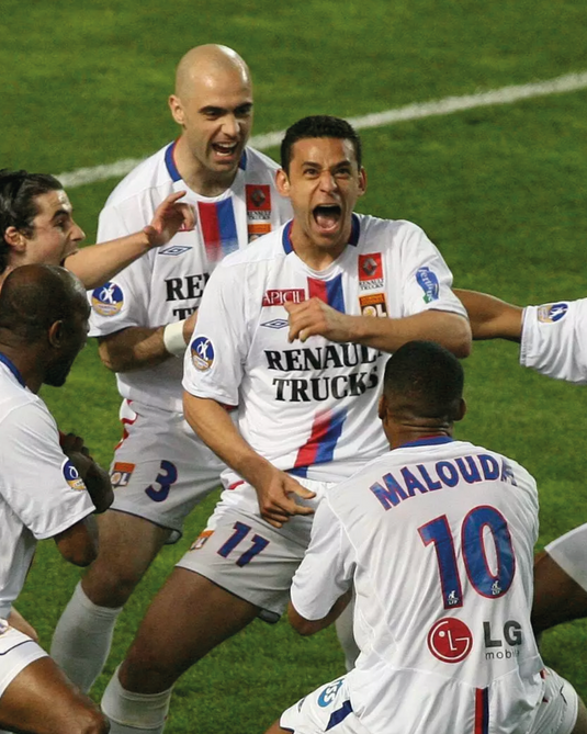 Flocage Nameset Lyon 2003-2004-2005-2006-2007-2008 HOME 8 JUNINHO