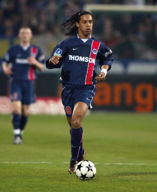 Flocage Nameset Paris 2002-2003 HOME 10 RONALDINHO