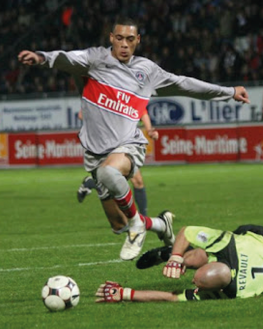 Flocage Nameset Paris 2008-2009 AWAY 9 HOARAU