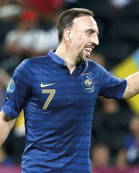 Flocage Nameset France 2012 HOME 7 RIBERY