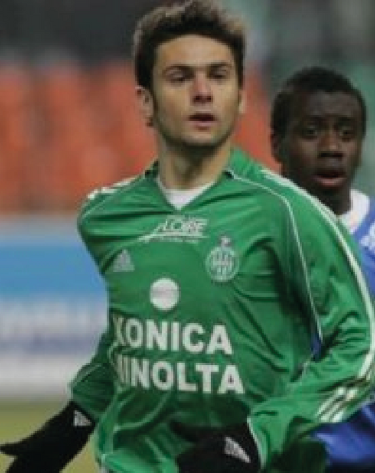 Flocage Nameset Saint-Etienne 2005-2006 HOME 20 POSTIGA