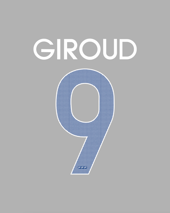 Flocage Nameset France 2011 HOME 9 GIROUD