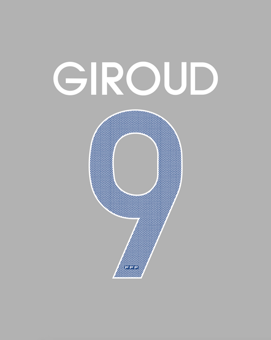 Flocage Nameset France 2011 HOME 9 GIROUD