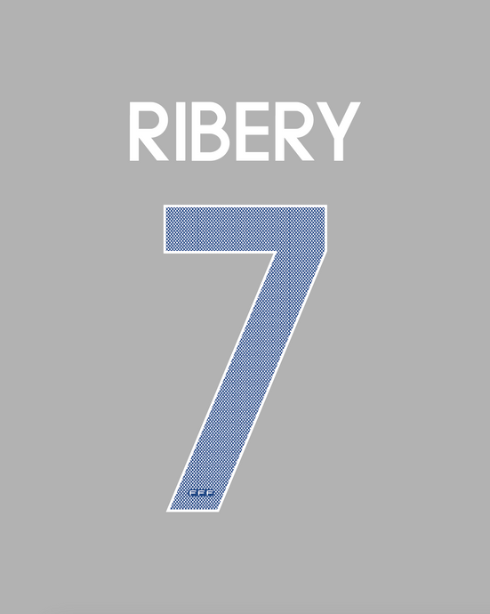 Flocage Nameset France 2011 HOME 7 RIBERY
