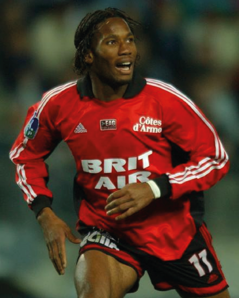 Chargez l&#39;image dans la visionneuse de la galerie, Flocage Nameset Guingamp 2002-2003 HOME 11 DROGBA
