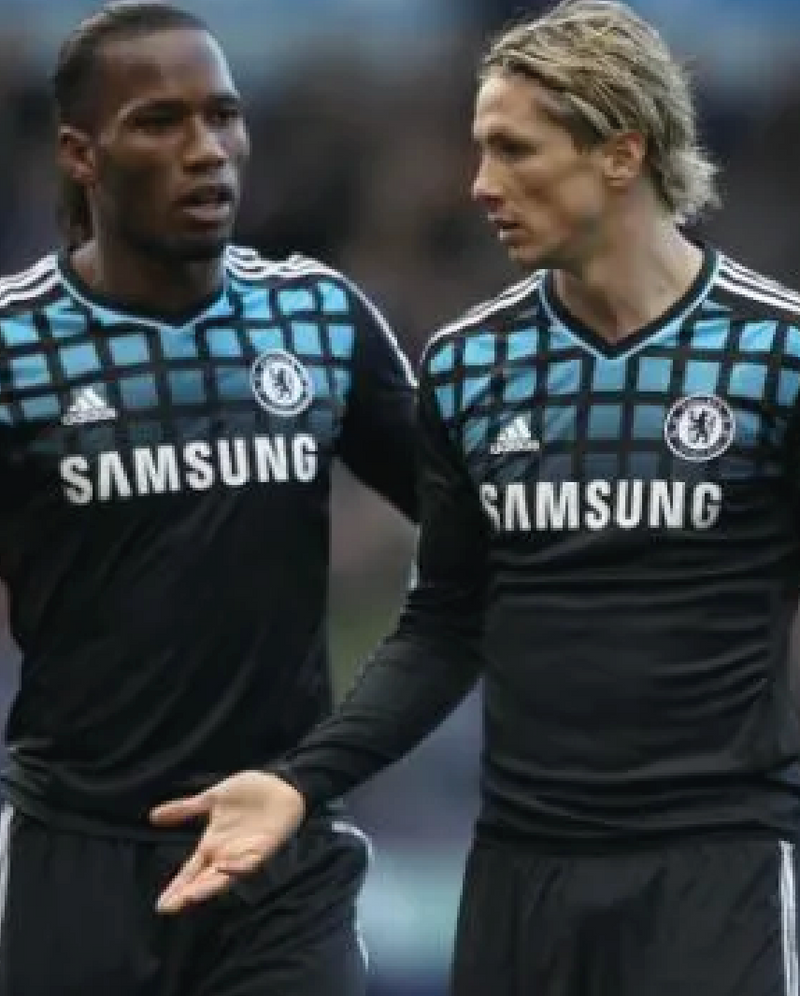 Chargez l&#39;image dans la visionneuse de la galerie, Flocage Nameset Chelsea 2011-2012 AWAY 11 DROGBA
