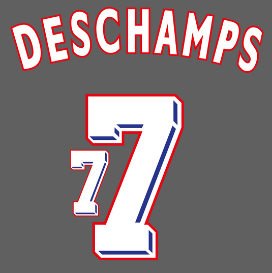 Flocage nameset France HOME 1998