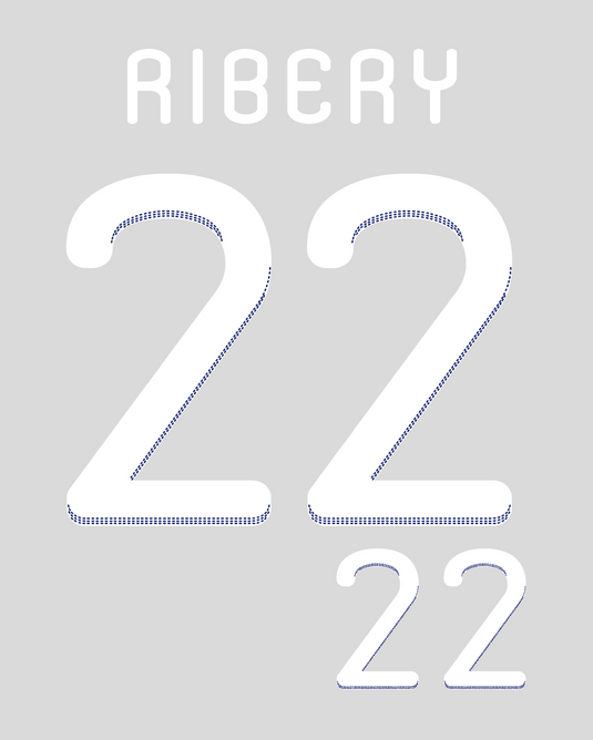Nameset flocage France 2010 HOME Ribery #22