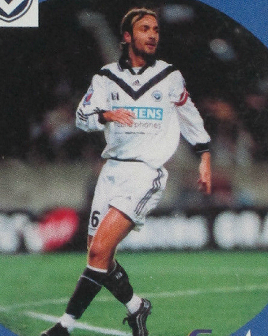 Nameset flocage Bordeaux 2000-2001 AWAY Dugarry #26