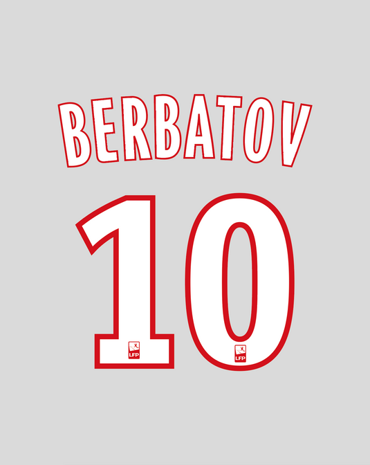 Nameset flocage Monaco 2014-2015 AWAY Berbatov #10