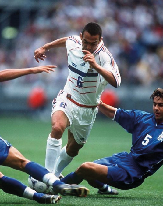 Nameset flocage France 1998 AWAY Djorkaeff #6