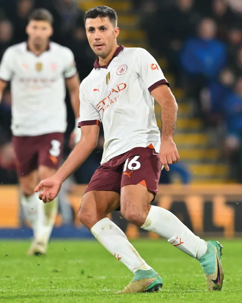 Chargez l&#39;image dans la visionneuse de la galerie, Nameset flocage Manchester City 2023-2024 AWAY Rodri #16
