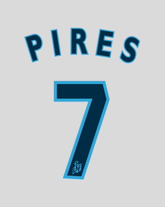 Nameset flocage Marseille 1999-2000 HOME #7 Pires