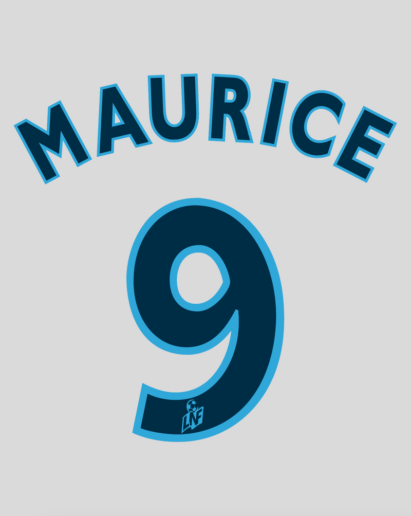 Chargez l&#39;image dans la visionneuse de la galerie, Nameset flocage Marseille 1999-2000 HOME #9 Maurice
