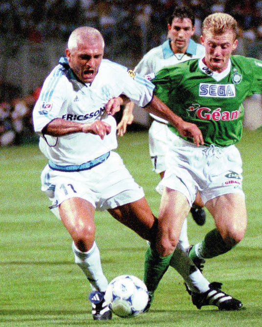 Nameset flocage Marseille 1999-2000 HOME #11 Ravanelli