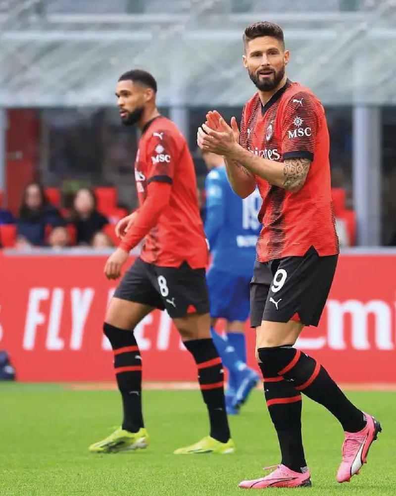 Chargez l&#39;image dans la visionneuse de la galerie, Nameset flocage Milan AC 2023-2024 HOME Giroud #9
