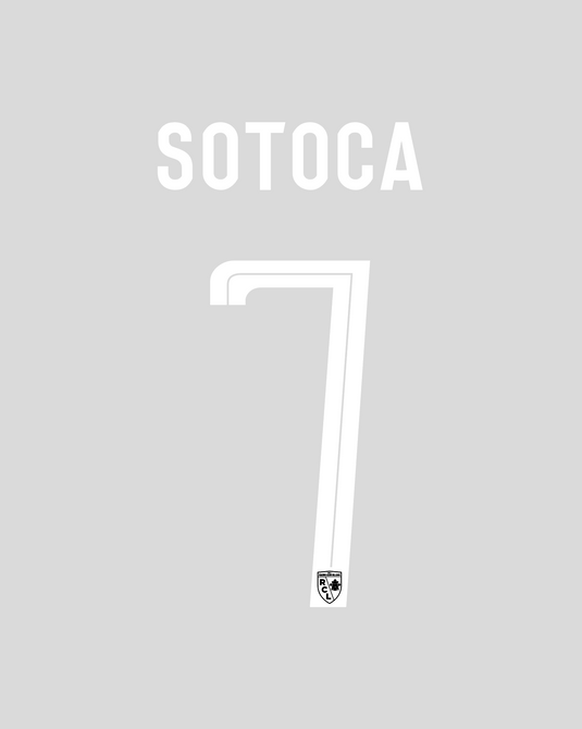 Nameset flocage Lens 2023-2024 AWAY #7 Sotoca
