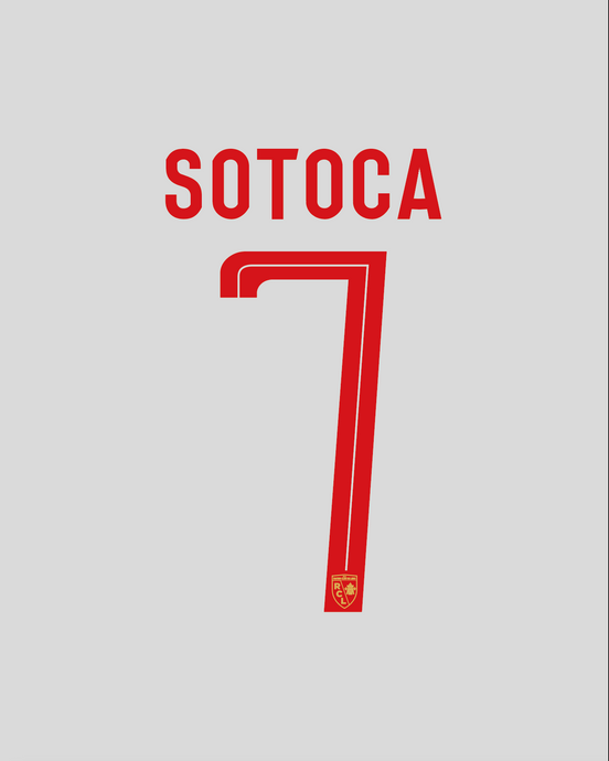 Nameset flocage Lens 2023-2024 HOME #7 Sotoca