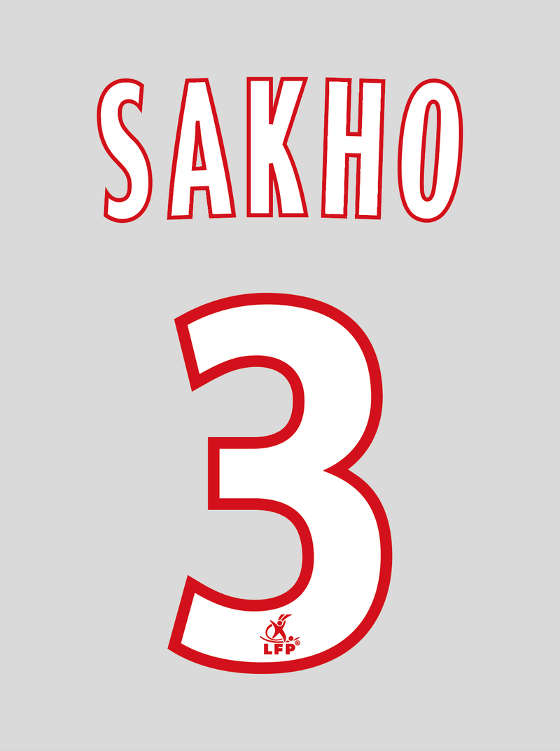 Chargez l&#39;image dans la visionneuse de la galerie, Nameset flocage Paris 2009-2010 HOME #3 SAKHO
