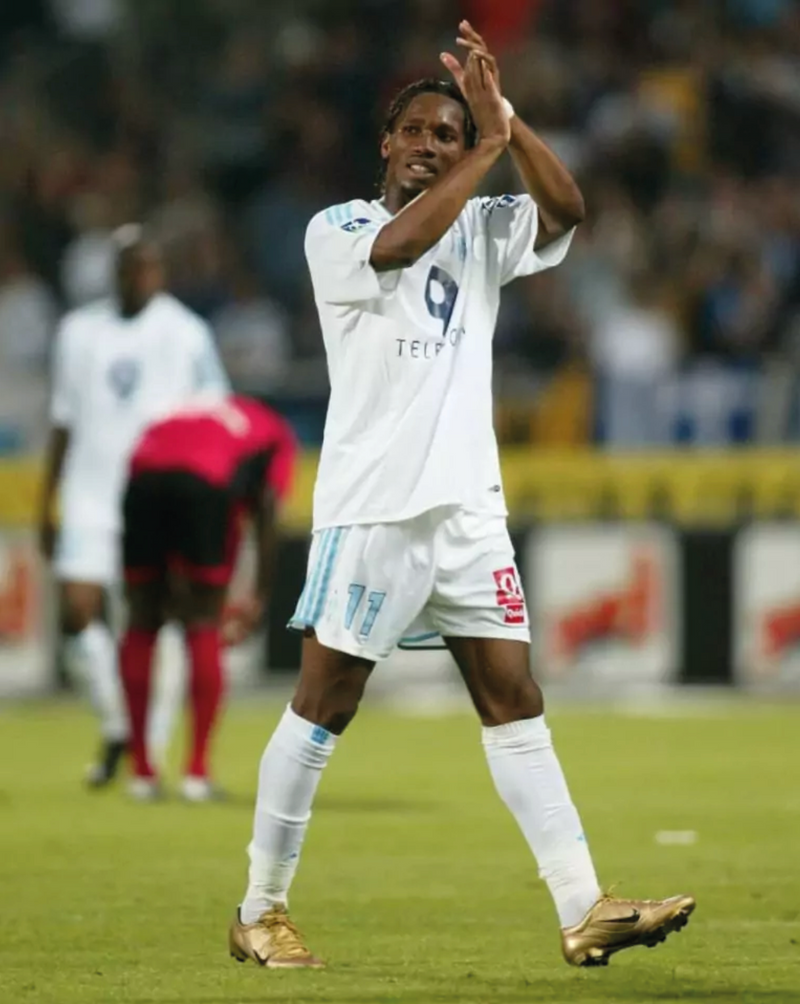 Chargez l&#39;image dans la visionneuse de la galerie, Flocage Nameset Marseille 2003-2004 HOME 11 DROGBA
