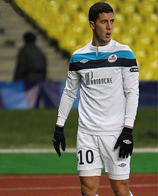 Flocage Nameset Lille 2011-2012 AWAY 10 HAZARD