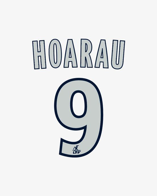 Flocage Nameset Paris 2008-2009 HOME 9 HOARAU